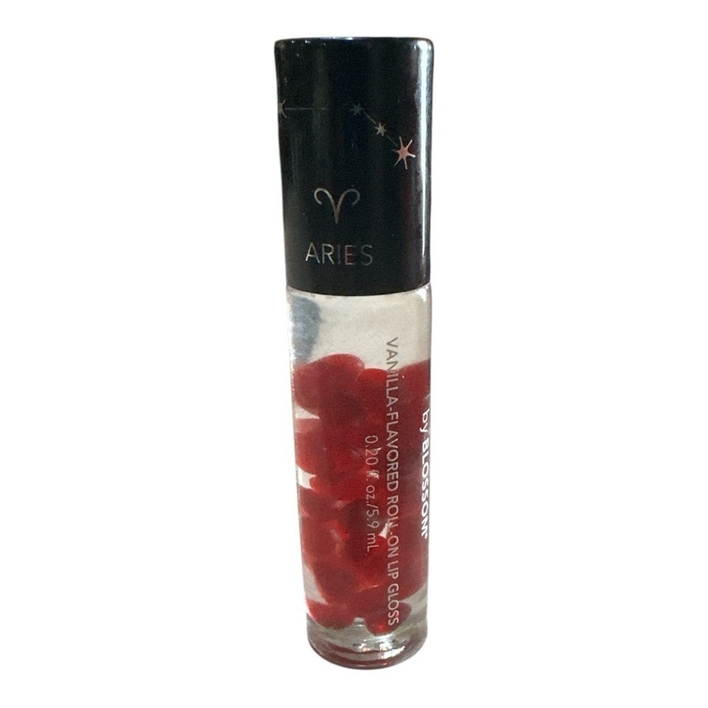 Blossom Aries Zodiac Lip Gloss – Vanilla Scented w/ Crystals